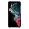  Samsung Galaxy S23 Ultra Skal Läder Belagt Svart
