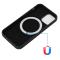  iPhone 13 Skal MagSafe Liquid Silikon Svart