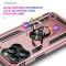  iPhone 15 Pro Max Skal Shockproof Armor Ring Roséguld