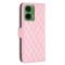  Motorola Moto G35 5G Fodral Diamond Läder Rosa