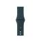 Silikon Armband Apple Watch 42/41/40/38 mm (S/M) - Mörk Grön