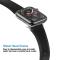 Äkta Läder Armband Apple Watch 42/41/40/38 mm - Svart