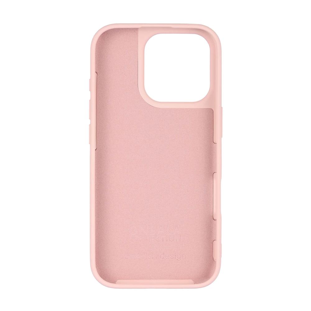 Onsala Onsala iPhone 16 Pro Mobilskal Med Silikonkänsla Chalk Pink