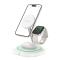 Tech-Protect Tech-Protect 15W Qi 3in1 Magnetisk MagSafe Laddare Vit