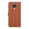  Nokia G10 / G20 Fodral Litchi Läder Brun