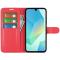  Samsung Galaxy A17 Fodral Litchi Läder Röd
