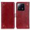  Xiaomi 13 5G Fodral Mässing Dekor Vinröd