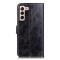  Samsung Galaxy S22 Fodral Retro Crazy Horse Svart