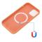  iPhone 13 Skal MagSafe Liquid Silikon Orange