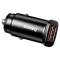 BASEUS Baseus 30W 2x USB Billaddare Snabbladdning Svart
