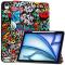  iPad Air 13 2026-2024 Tri-Fold Fodral Med Pennhållare Grafitti