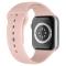 ColorPop Apple Watch 42/44/45/46/49 mm Silikon Armband (M/L) Sand Pink