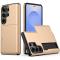 Samsung Galaxy S26 Ultra Skal Hybrid Med Kortfack Guld