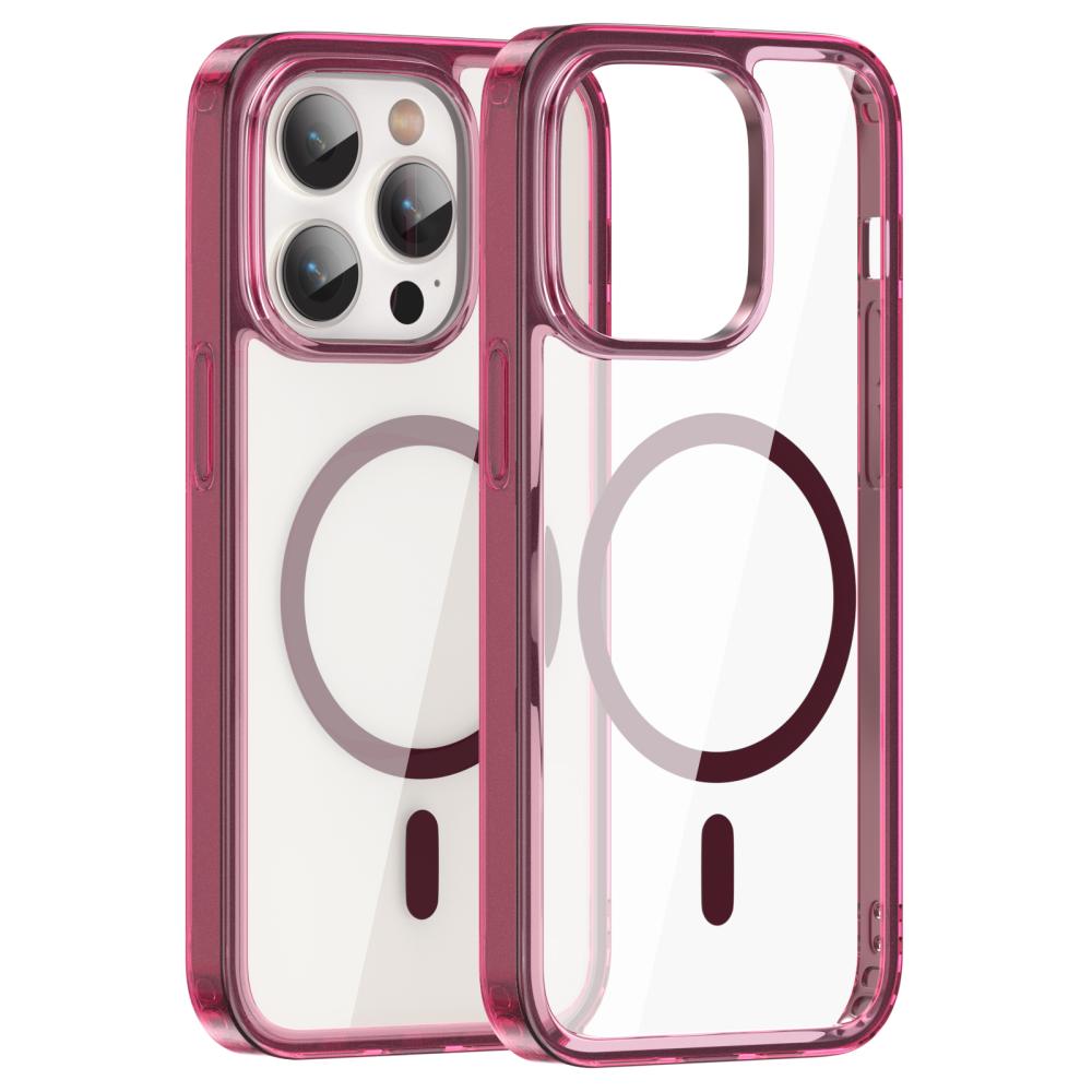 ColorPop ColorPop iPhone 14 Pro Skal CH MagSafe Transparent/Röd