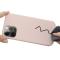  iPhone 15 Pro Skal MagSafe Silikon Ljus Rosa
