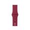  Silikon Armband Apple Watch 42/41/40/38 mm (M/L) - Vinröd