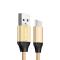 Cababi Cababi Micro USB Quick Charge 1 m - Guld