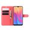  Xiaomi Redmi 8A - Litchi Plånboksfodral - Röd