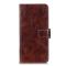 Samsung Galaxy S22 Fodral Retro Crazy Horse Brun