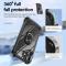  iPhone 16 Skal Shockproof Ring Hybrid Svart