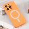  iPhone 15 Pro Skal MagSafe Liquid Silikon Orange