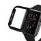  Härdat Glas Skydd Apple Watch 38 mm - Svart