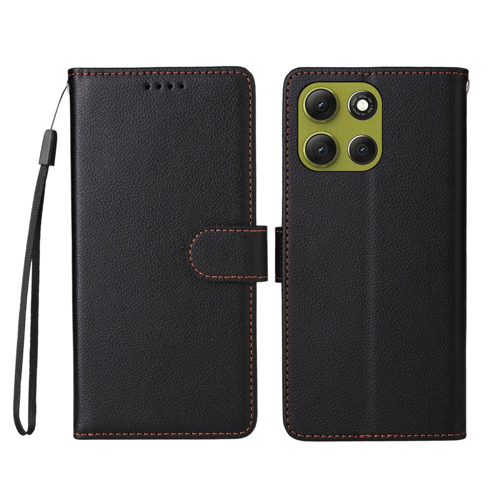  Motorola Moto G86 Power / G86 5G Fodral Läder Svart
