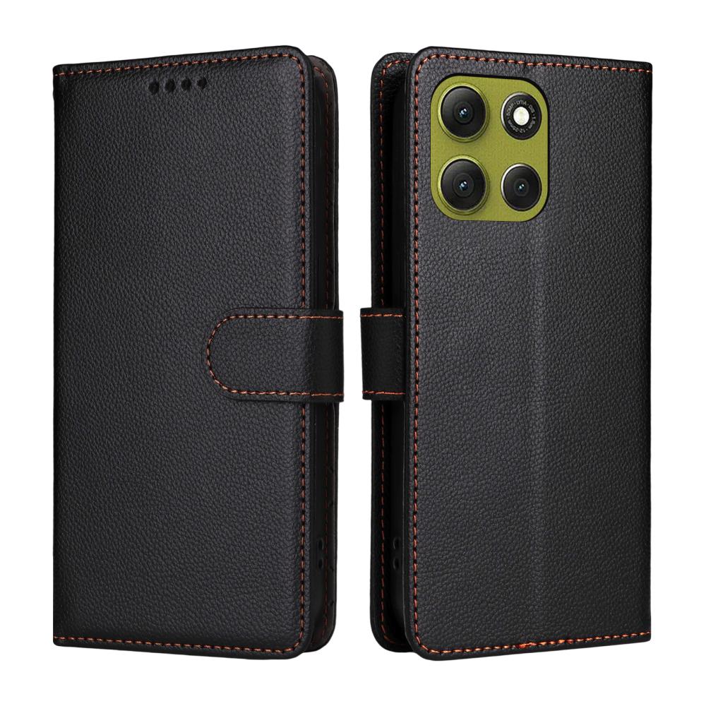  Motorola Moto G86 Power / G86 5G Fodral Läder Svart