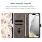  iPhone 17 / 18 Fodral Med Tryck Blommor Rosa
