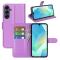  Samsung Galaxy A17 Fodral Litchi Läder Lila