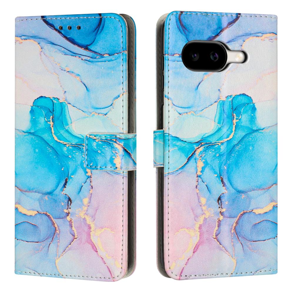  Google Pixel 10a Fodral Marmor Rosa / Grön