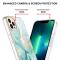  iPhone 14 Pro Skal Marmor Electroplate TPU