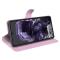  Google Pixel 8A Litchi Läder Fodral Ljus Rosa