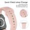 ColorPop Apple Watch 38/40/41/42 mm Silikon Armband (S/M) Sand Pink