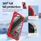  iPhone 15 Pro Max Skal Armor Shockproof Hybrid Röd