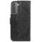  Samsung Galaxy S22 Plus Fodral Butterfly Tryckt Läder Svart