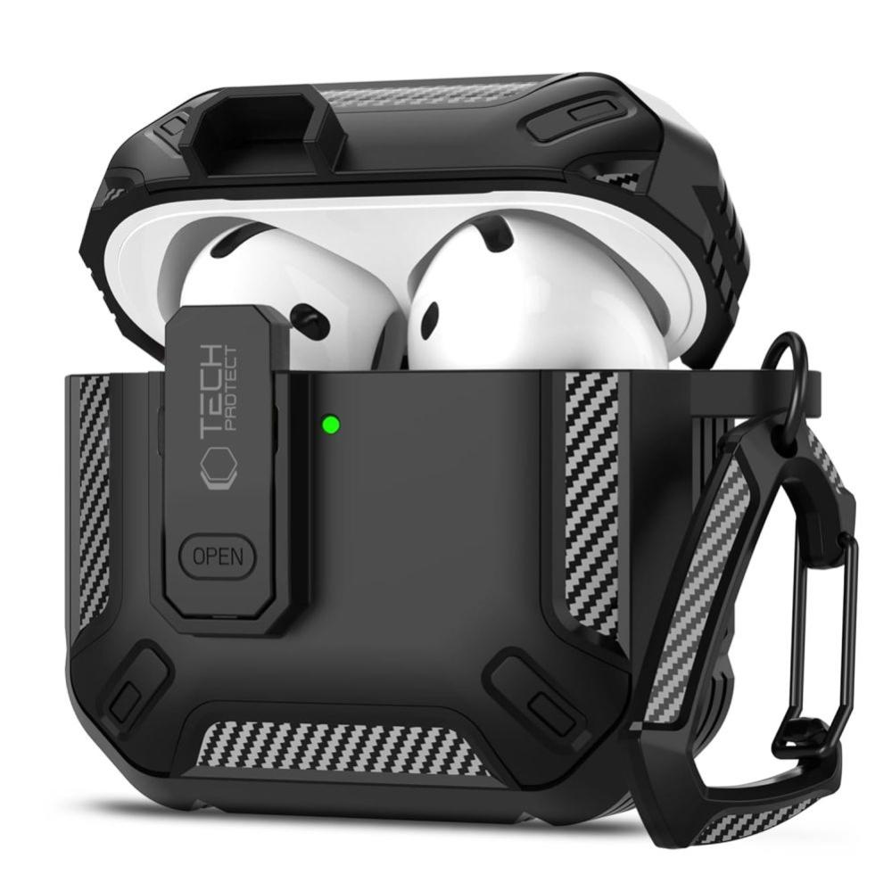 Tech-Protect Tech-Protect AirPods 4 Skal Carbonox Svart