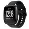  Silikon Armband Fitbit Versa/Versa 2 - Svart