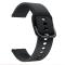  Silikon Armband Fitbit Versa/Versa 2 - Svart