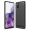  Samsung Galaxy A03s Skal Borstad Stål Textur Svart