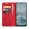  Nokia G10 / G20 Fodral Skin Touch Läder Röd