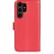  Samsung Galaxy S24 Ultra Fodral Läder Litchi Röd