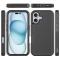  iPhone 16 Skal Extreme Shockproof Hybrid Svart