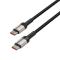 Tech-Protect 100W/5A 2m PD USB-C - USB-C Kabel UltraBoost Evo Titanium