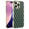 GKK GKK iPhone 16 Pro Skal Diamond Hybrid Läder Mörk Grön