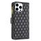  iPhone 16 Pro Fodral Diamond Multifunktionell Svart
