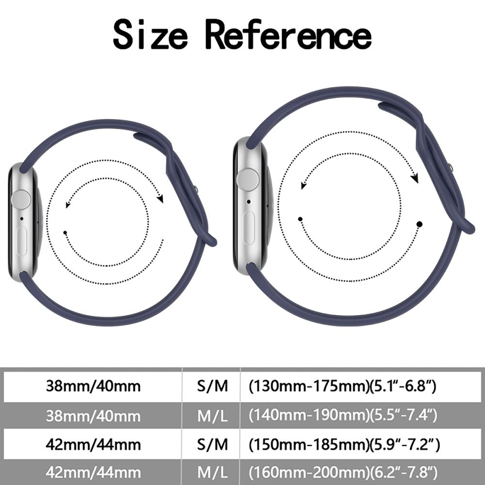 ColorPop Silikon Armband Butterfly Apple Watch 42/44/45/46/49 mm (S/M)