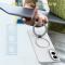  Samsung Galaxy S25 Edge Skal MagSafe Kickstand Hybrid Vit