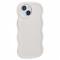  iPhone 15 Mobilskal Wavy Off White