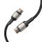 Tech-Protect 100W/5A 2m PD USB-C - USB-C Kabel UltraBoost Evo Titanium